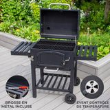 BBQ Grill Rookoven - XL - Zwart