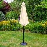 LED Parasol met Kantelfuntie 270 cm - Crème