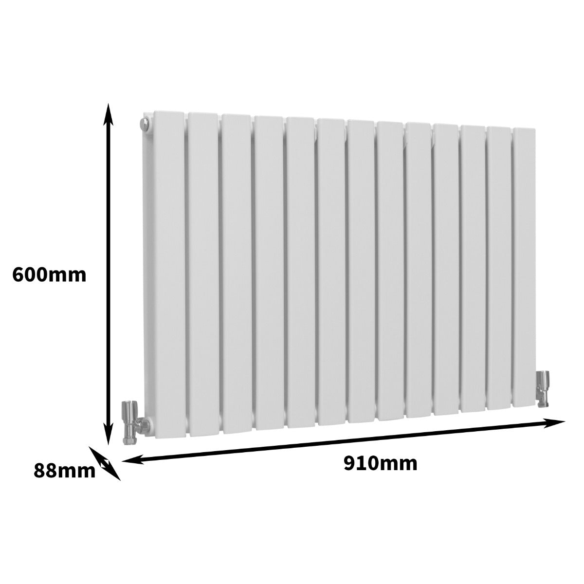 Design Radiator - Wit - 600 mm x 910 mm