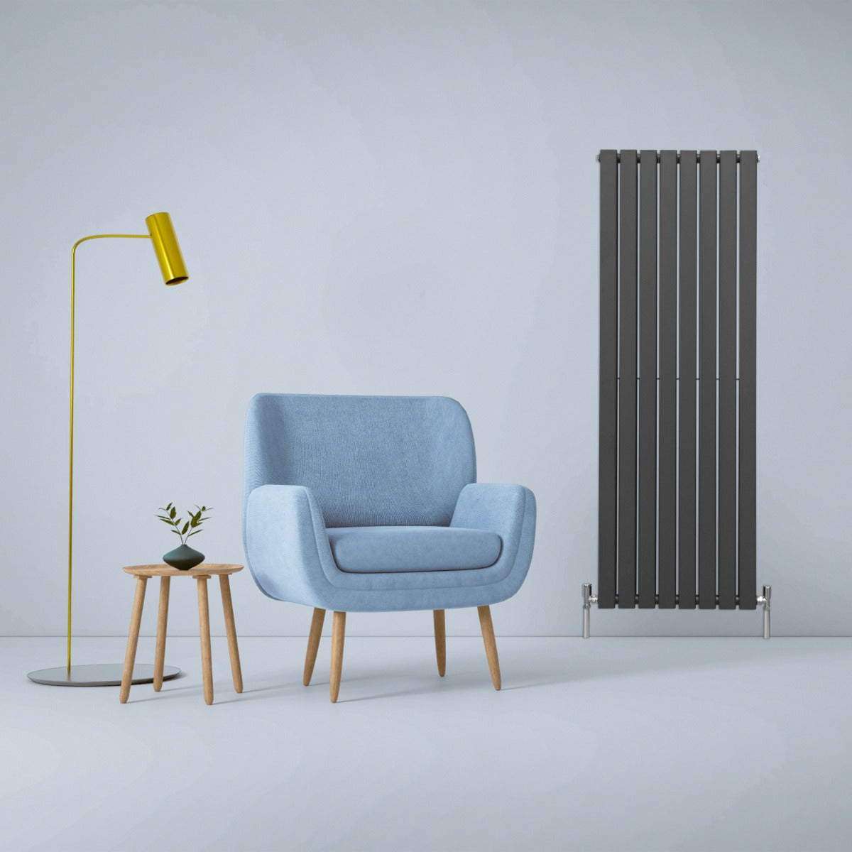 Design Radiator - Antraciet - 1600 mm x 560 mm