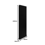 Design Radiator - Mat Zwart - 1600 mm x 560 mm