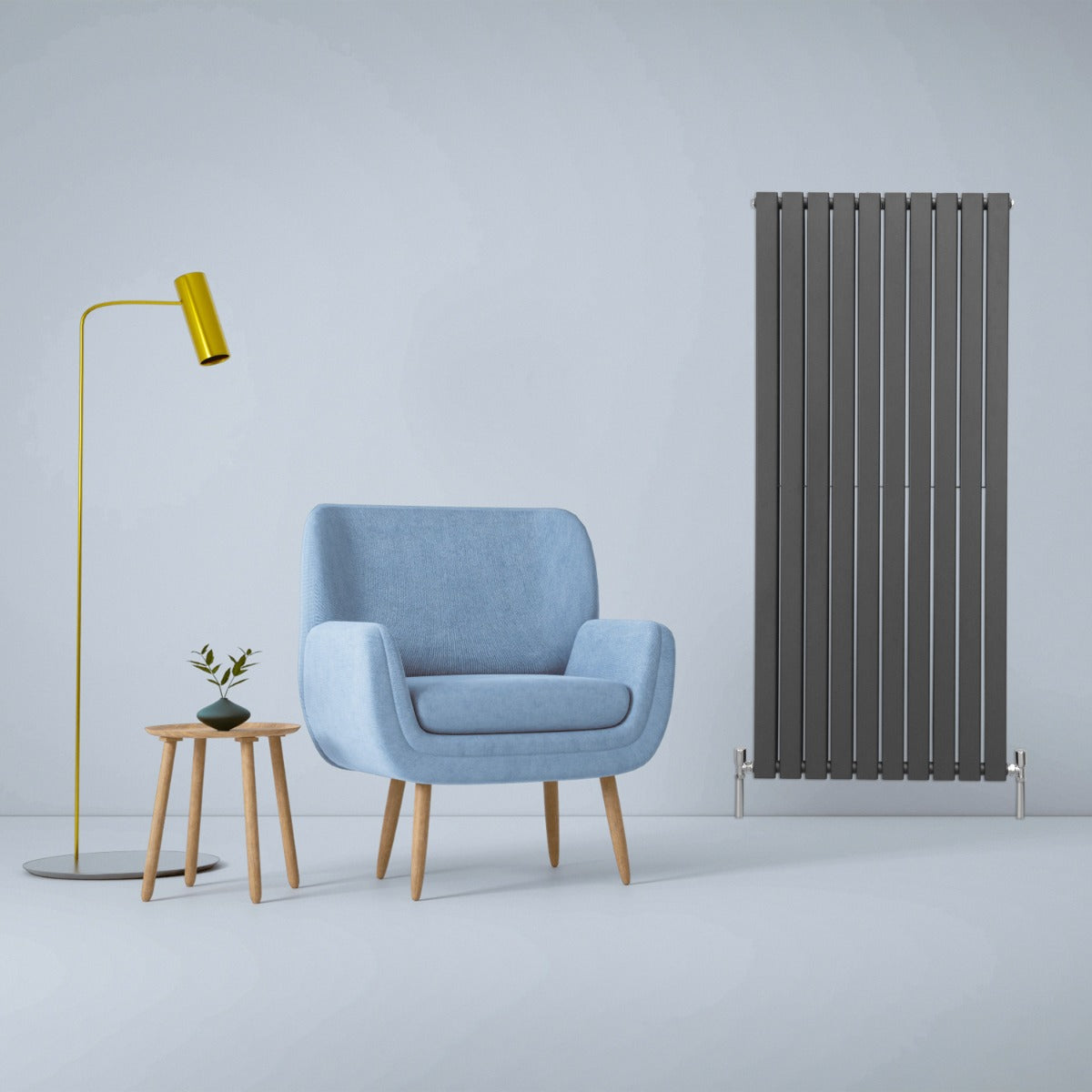 Design Radiator - Antraciet - 1600 mm x 700 mm