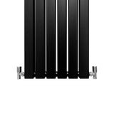 Design Radiator - Mat Zwart - 1800 mm x 420 mm