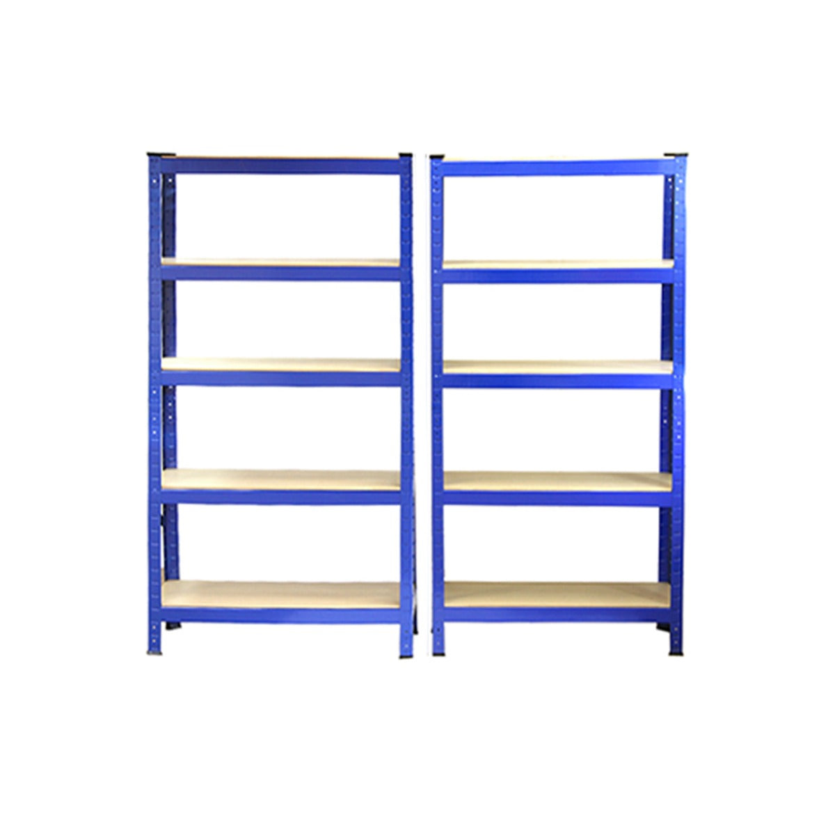 2x T-rax Stellingkasten - 75x30x150 cm - Blauw