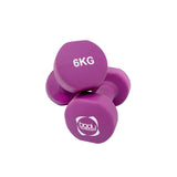 Neopreen Dumbbell Set met Rack