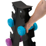 Neopreen Dumbbell Set met Rack