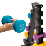 Neopreen Dumbbell Set met Rack