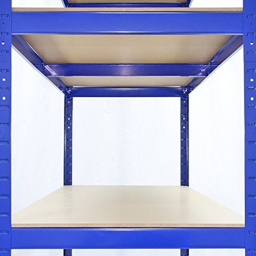 Monster Racking T-Rax Sterke Opbergrekken, Blauw, 120cm B, 60cm D, Set van 3