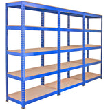 10 x Q-Rax Stellingkasten - 90x50x180 cm - Blauw