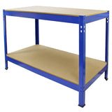 Q-rax werkbank - Blauw - 100 cm breed