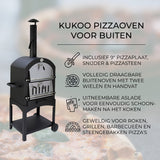 KuKoo Pizza oven - buiten + Pizzaschep