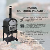 KuKoo Pizza oven - buiten + Pizzaschep