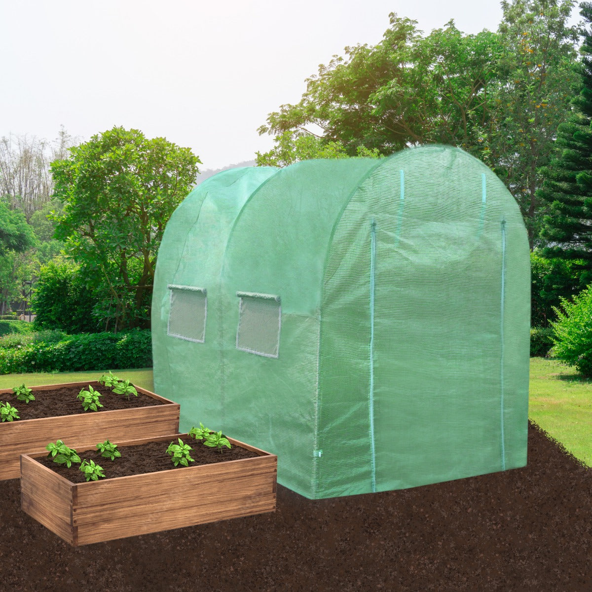 Polytunnel 25mm 3m x 2m with Racking